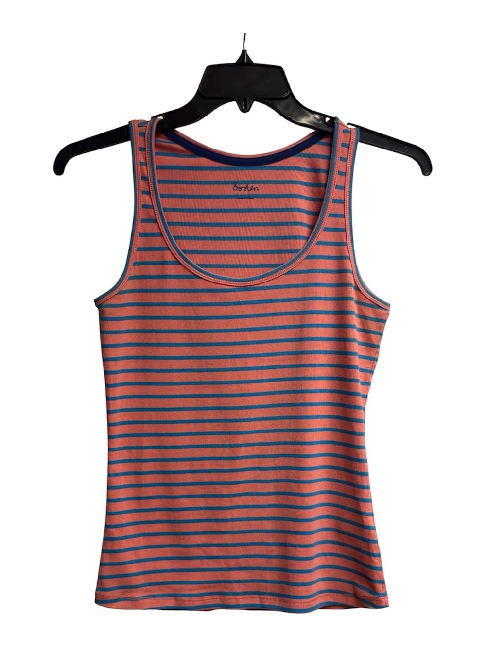 Boden Cotton Blend Striped Tank Top Size 6